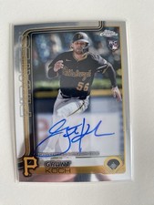 2025 Topps Chrome - Rookie Autographs Grant Koch #RA-GKO (AU, RC)