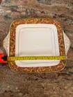 WEDGWOOD PERSIA CAKE PLATE - Excellent Condition SIZE 9"x9" Square with HANDLES