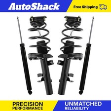 Front Complete Strut Coil Spring Rear Shock Absorbers for 2013-2018 Ford Focus