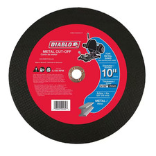 10 In. X 3/32 In. X 5/8 In. Metal Cut-Off Disc