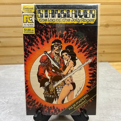 Pacific Comics STARSLAYER #6 1982 FN/VF John Ostrander Log of the Jolly Roger