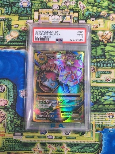 PSA 9 MINT Mega M Venusaur EX 100/108 FULL ART Pokemon Card 248