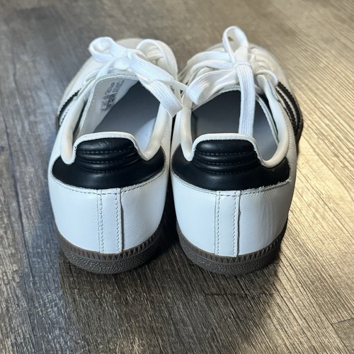 New adidas Originals Samba Unisex Men's Womens OG Board Cloud White Shoes Size 5 - Picture 4 of 7