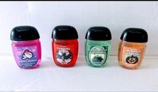 Bath  Body Works Halloween Pocketbac Hand Sanitizer Gels 4 Pc. Complete Set