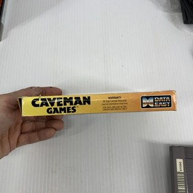 Caveman Games nes Nintendo Entertainment System 1990 VIDEO GAME And BOX
