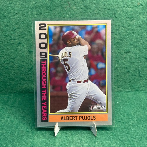 Albert Pujols [Holographic] #TTY-19 2025 Topps Heritage Through The Years card