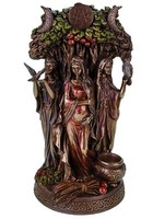 Veronese Keltische GöTtin Trinity Bronz. Figur Triskele Dreifaltigkeit Skulptur