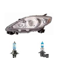 Halogen Scheinwerfer Frontscheinwerfer Links H7 Schwarz FüR Mazda 5 Inkl. Lampen
