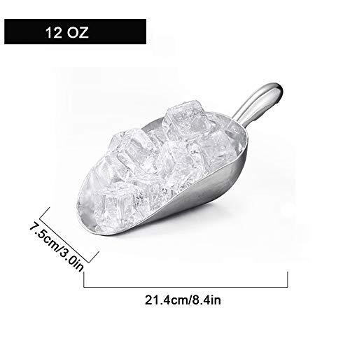 Ice Cube Scoop Cast Aluminum Shovel Scoops Kitchen Utility Scoops Set