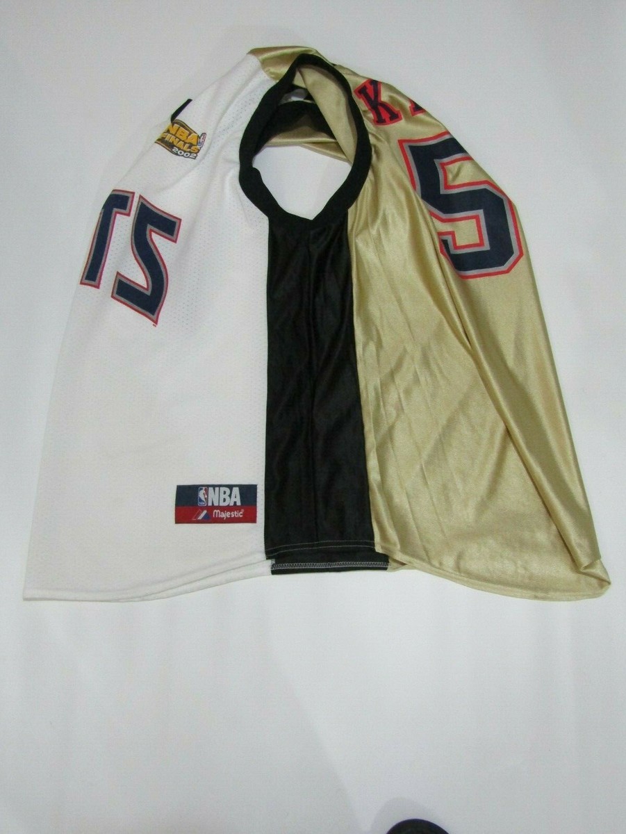 Vintage Majestic 2002 NBA Finals JASON KIDD No. 5 NEW JERSEY NETS