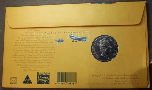 * 1995 WEARY DUNLOP 50 CENT COIN PNC EX PRISONERS OF WAR ASS UNCIRCULATED #YAD66 - Picture 4 of 12