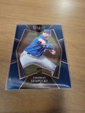 2022 Panini Select Baseball Thomas Szapucki Rookie Premier Level Blue #58 - Mets