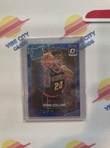 JOHN COLLINS 2017/18 DONRUSS OPTIC #182 RATED ROOKIE BLUE DISCO RC /50 FC9129