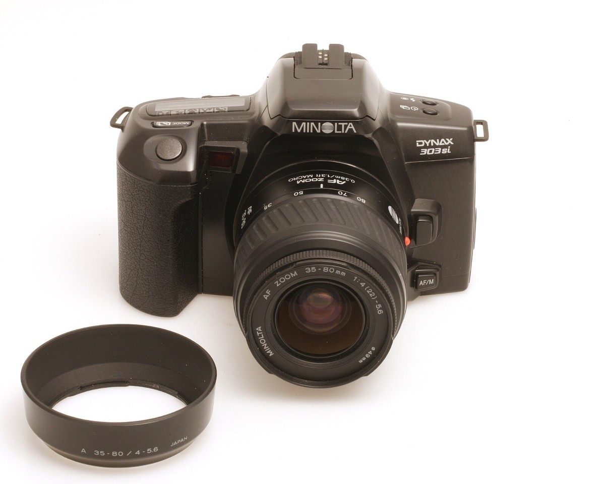 Minolta Dynax 303si mit AF Zoom 35-80 mm 1:4-5,6 | eBay