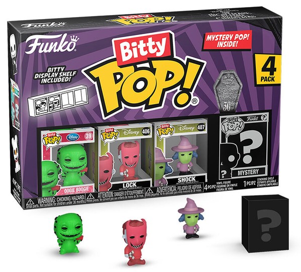 Funko Bitty Pop 4 Pack Nightmare Before Christmas Oogie Boogie Vinyl Figure-image
