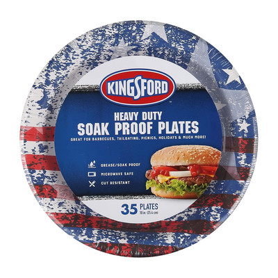 Heavy Duty Soak Proof round Paper Plates - for Barbecues, Picnics & Holidays - M