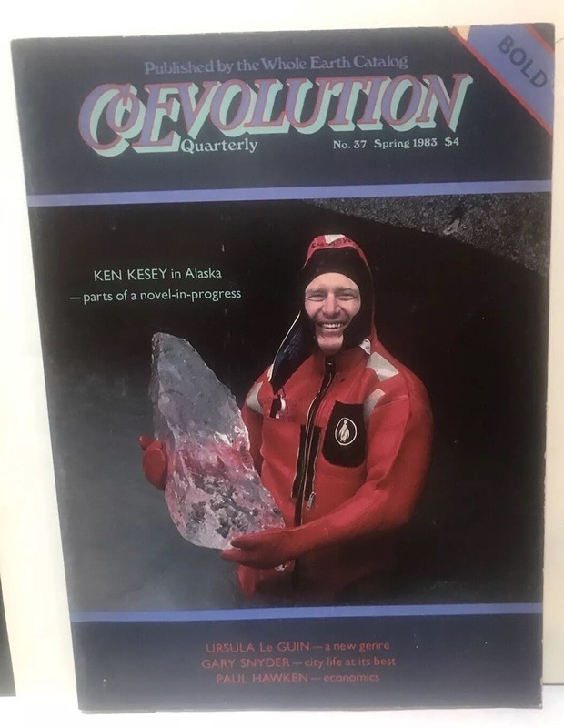 CoEVOLUTION QUARTERLY No. 37 Spring 1983 Ken Kesey very gd/excl