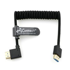 8K Coiled HDMI Cable, 8K 60Hz 4K 120Hz 48Gbps HDMI 2.1 Cable, Ultra High-Speed B