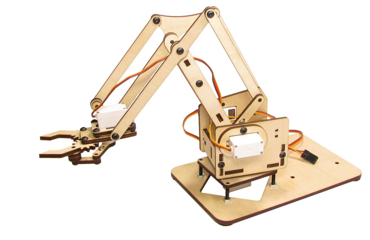 Cardboard Hydraulic Robotic Popsicle Stick Hydraulic Arm MeArm