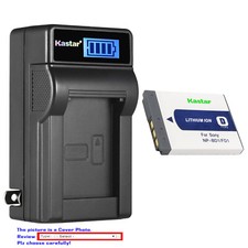 Kastar Battery LCD Wall Charger for Sony NP-BD1 FD1 D Type Battery BCCSD Charger