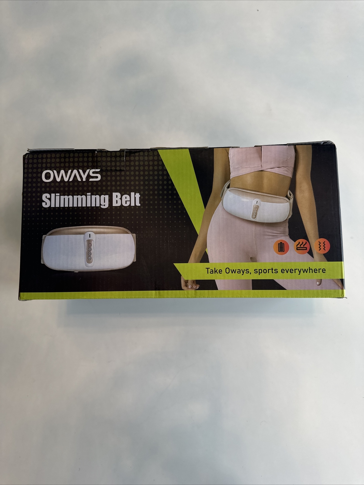 OWAYS Slimming Belt. Adjustable Vibration, 4massage modes. Corded. AW