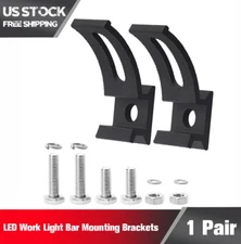 2x Universal Mounting Brackets Mount Screw Kit For LED Work Light Bar Truck Car