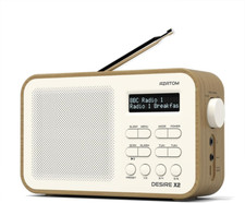 AZATOM Desire X2 DAB/DAB+ FM Digital Radio with Dual Alarm, Portable Design, Bat
