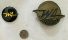 Vintage Detroit Rock Radio W4 Lp, T Shirt, Belt Buckle, Pin and Decals — photo 5