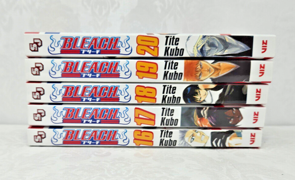 BLEACH Manga Series by Tite Kubo - Volumes 16 / 17 / 18 / 19 / 20