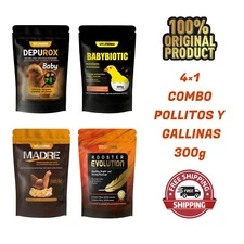4x1 Combo Vitaminas Para Gallos, Pollitos Gallinas - Natural Vitamins Vitofarma