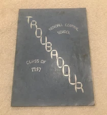 1947 Troubadour- Kendall Central School Yearbook- Kendall, N.Y.- Softcover