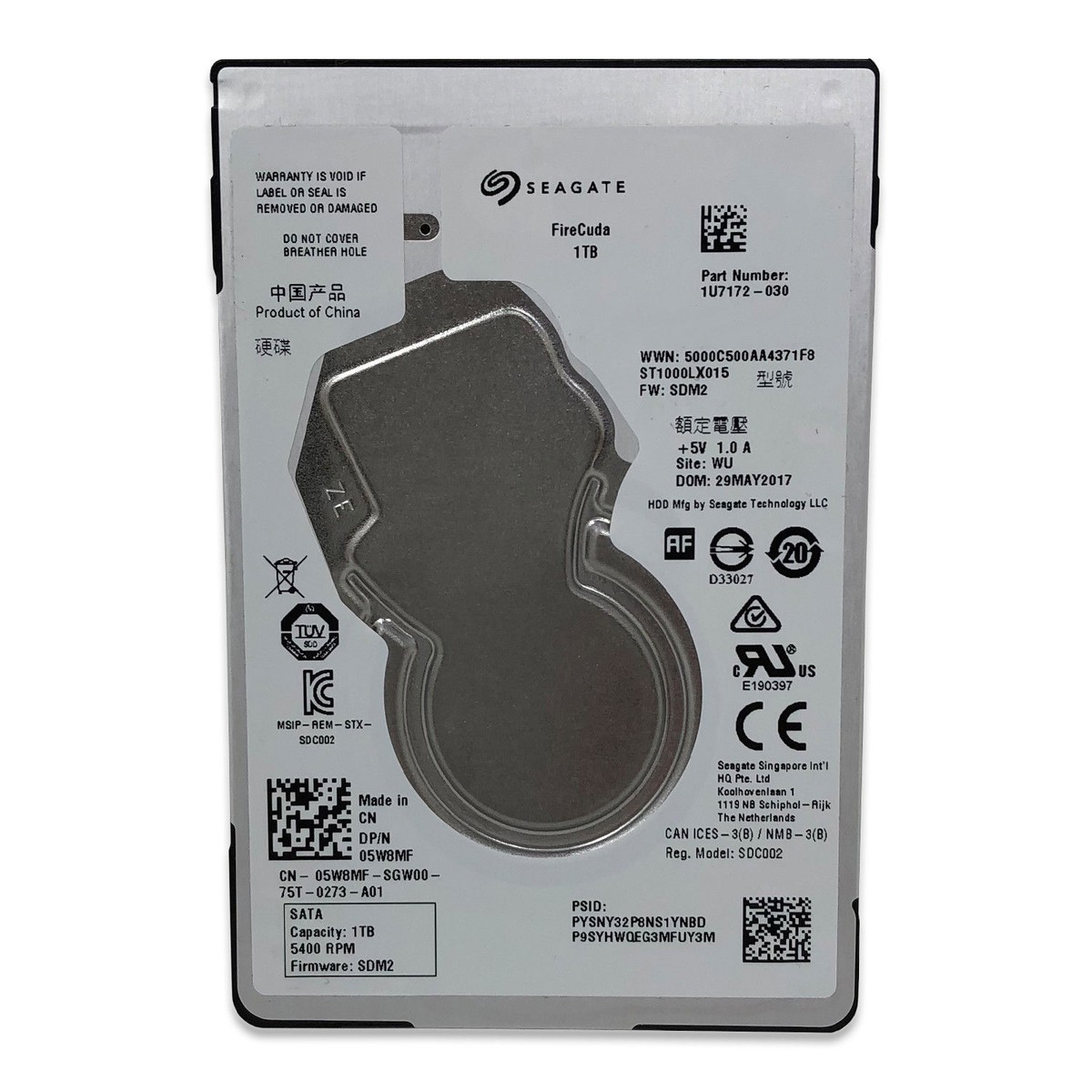 Seagate SSHD ST1000LX015 1TB 5400rpm SATA 7mm 2.5