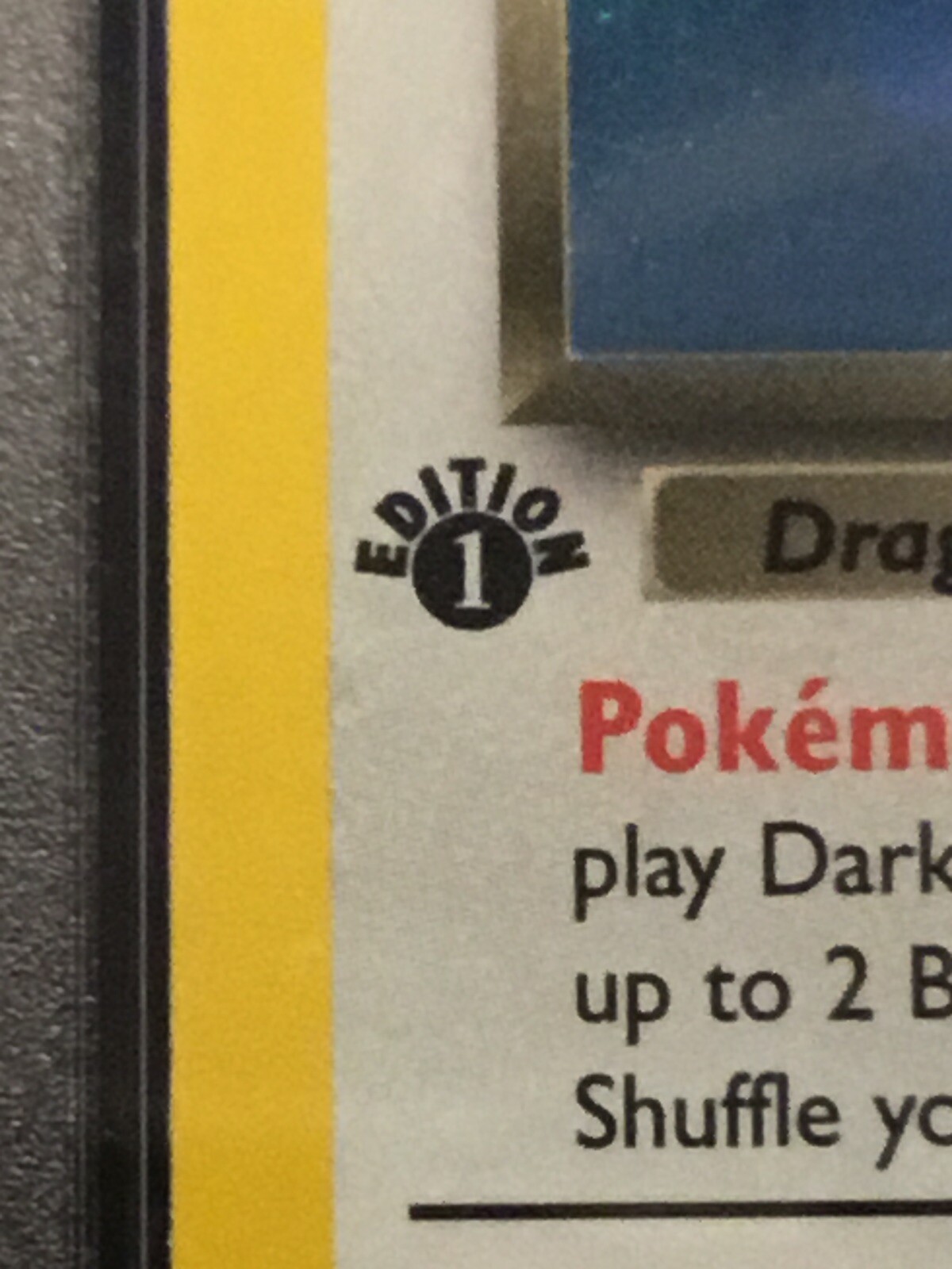 Pokemon TCG Rocket Dark Dragonite Holo 1st Edition 5/82 PSA Graded 8