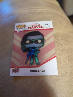  2023 Upper Deck Funko Infinity Saga Marvel Minn-Erva #61 Patina Holo