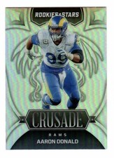 Aaron Donald ~ 2022 Panini Rookies & Stars ~ Crusade ~ Holo Silver Prizm 