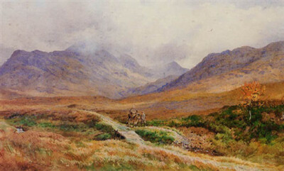 Archibald Thorburn A4 Druck Coming Off The Hill Glen Guseran Knoydart