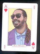 Stevie Wonder Music Genius Playing Trading Card 2018 Mint Condition