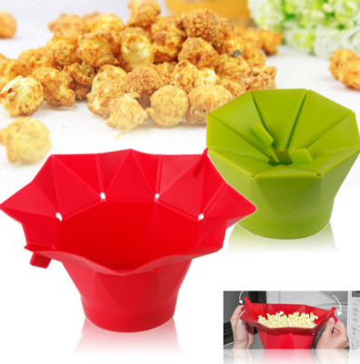 Microwave Silicone Magic Household Popcorn Maker Container Healthy Cooking Tools