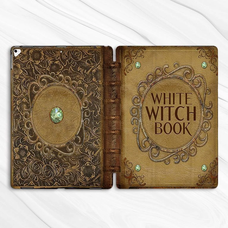 White Witch Book Magic Vintage Case For iPad 10.2 Air 3 4 5 Pro 9.7 11 12.9 Mini - Image 4 of 4