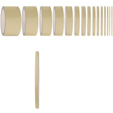 Auto Zierstreifen Matt Beige 12mm Folien Aufkleber Leisten Zierlinien Innenraum