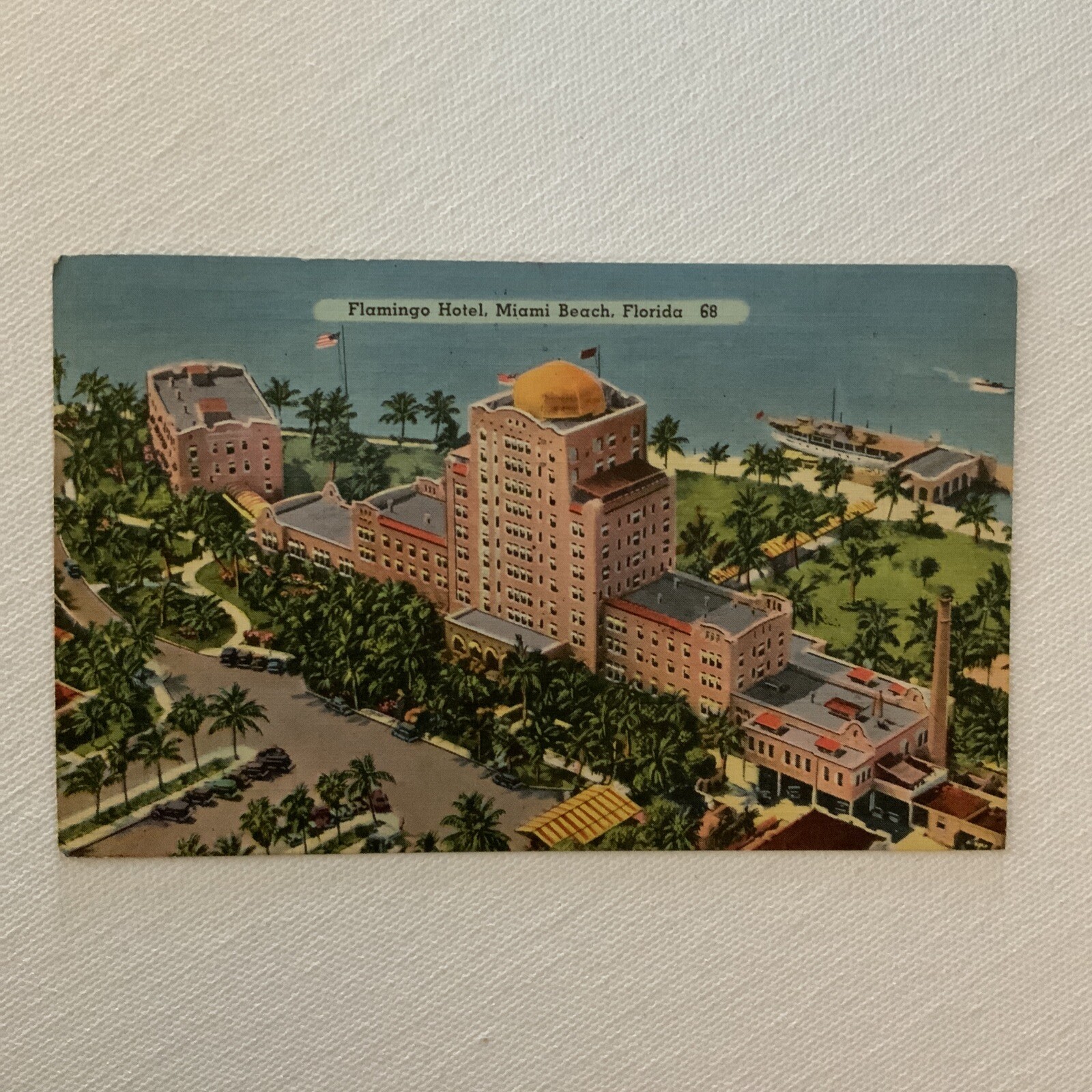 Flamingo Hotel, Miami Beach, Florida 68…Posted 1949 Postcard | eBay