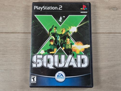 X Squad (Sony PlayStation 2 PS2, 2000) Black Label CIB, Complete, Tested & WORKS