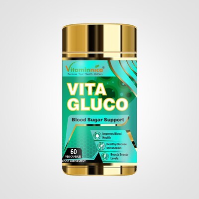 Vitaminnica Vita Gluco - Blutgesundheit, Blutzuckerspiegel 60 Kapseln