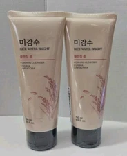 2 X The Face Shop - Rice Water Bright Foaming Cleanser /150 ml/K-Beauty