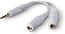 Belkin Speaker and Headphone Splitter - White