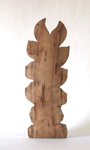 Gran Madera Tallada Pintada Oración Virgen Ángel Estaño Milagros escultura, estatua - Imagen 6 de 12