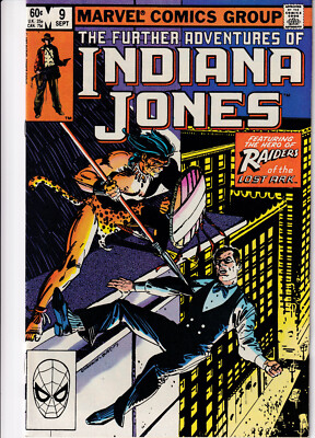 MARVEL Comics THE FURTHER ADVENTURES OF INDIANA JONES Vol. 1 No. 9 Sept. 1983