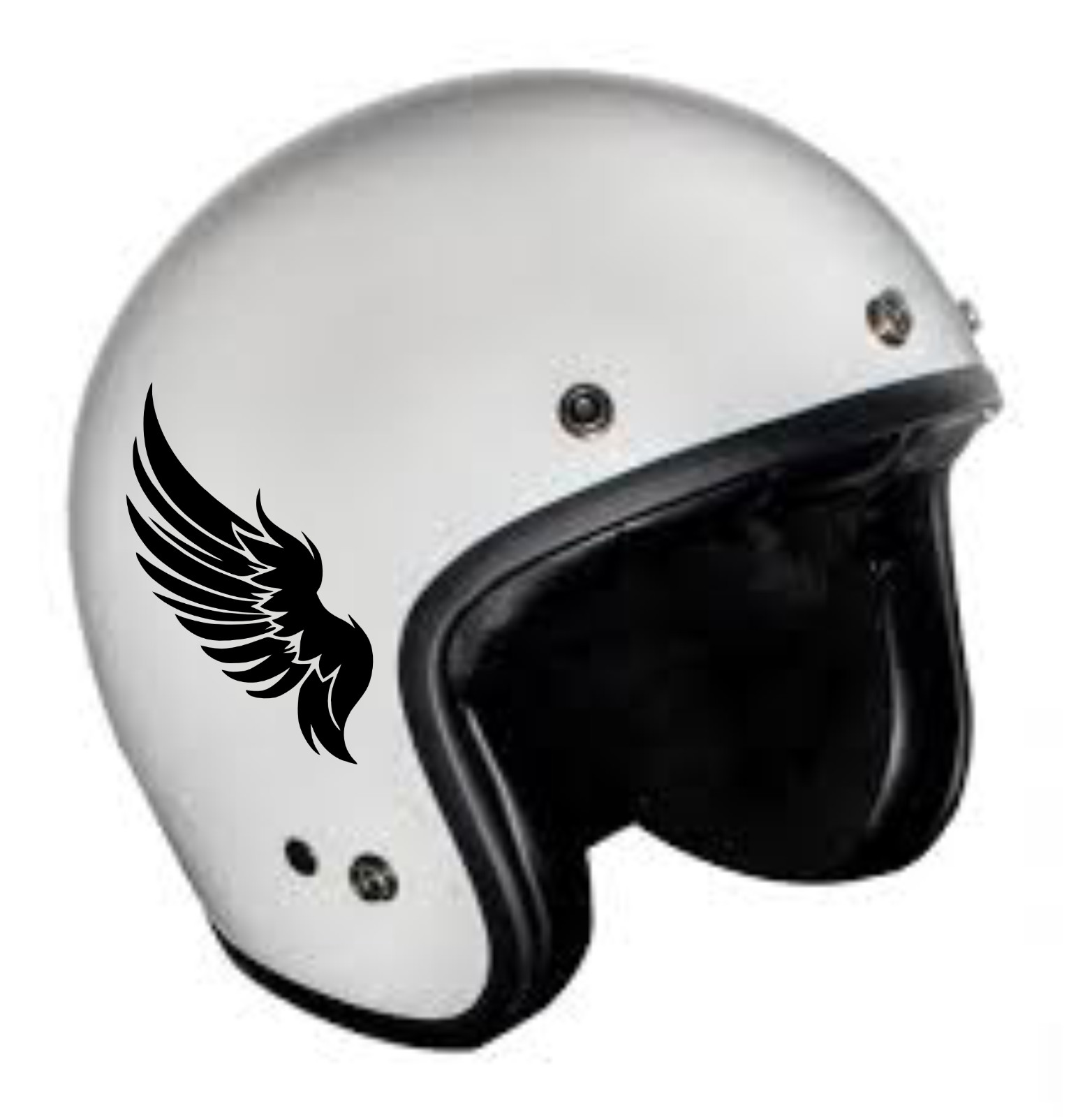 KIT ADESIVI CASCO MOTO (2 PZ) ALI set Decal scooter sticker Helmet C0072