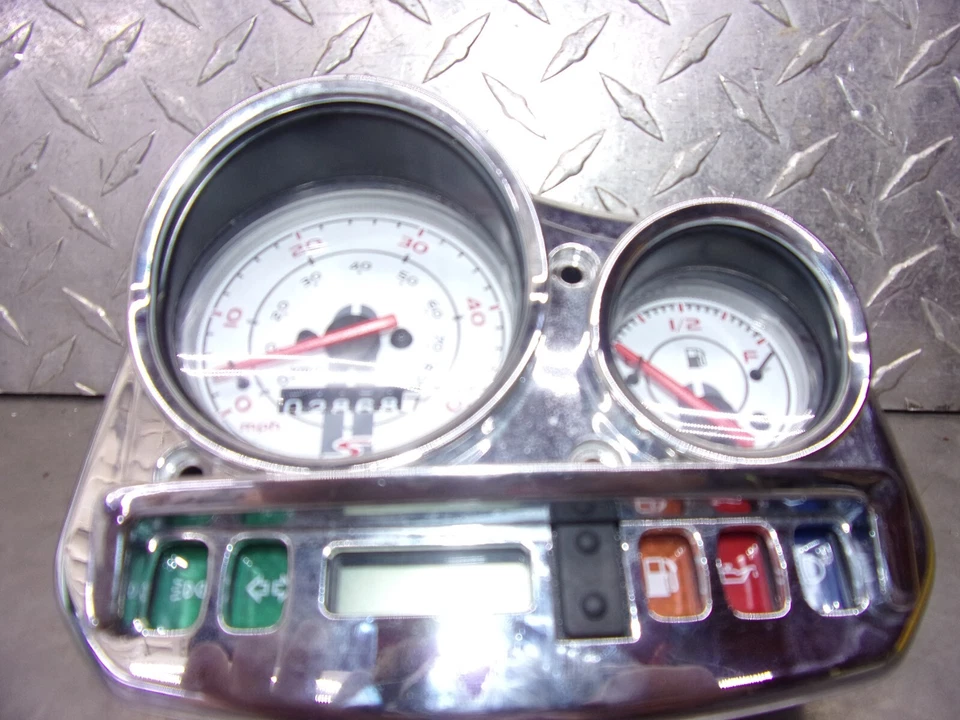 861 A Vespa LX50S LX 50 S 2009 VELOCÍMETRO CALIBRE OEM Foto 2 de 4