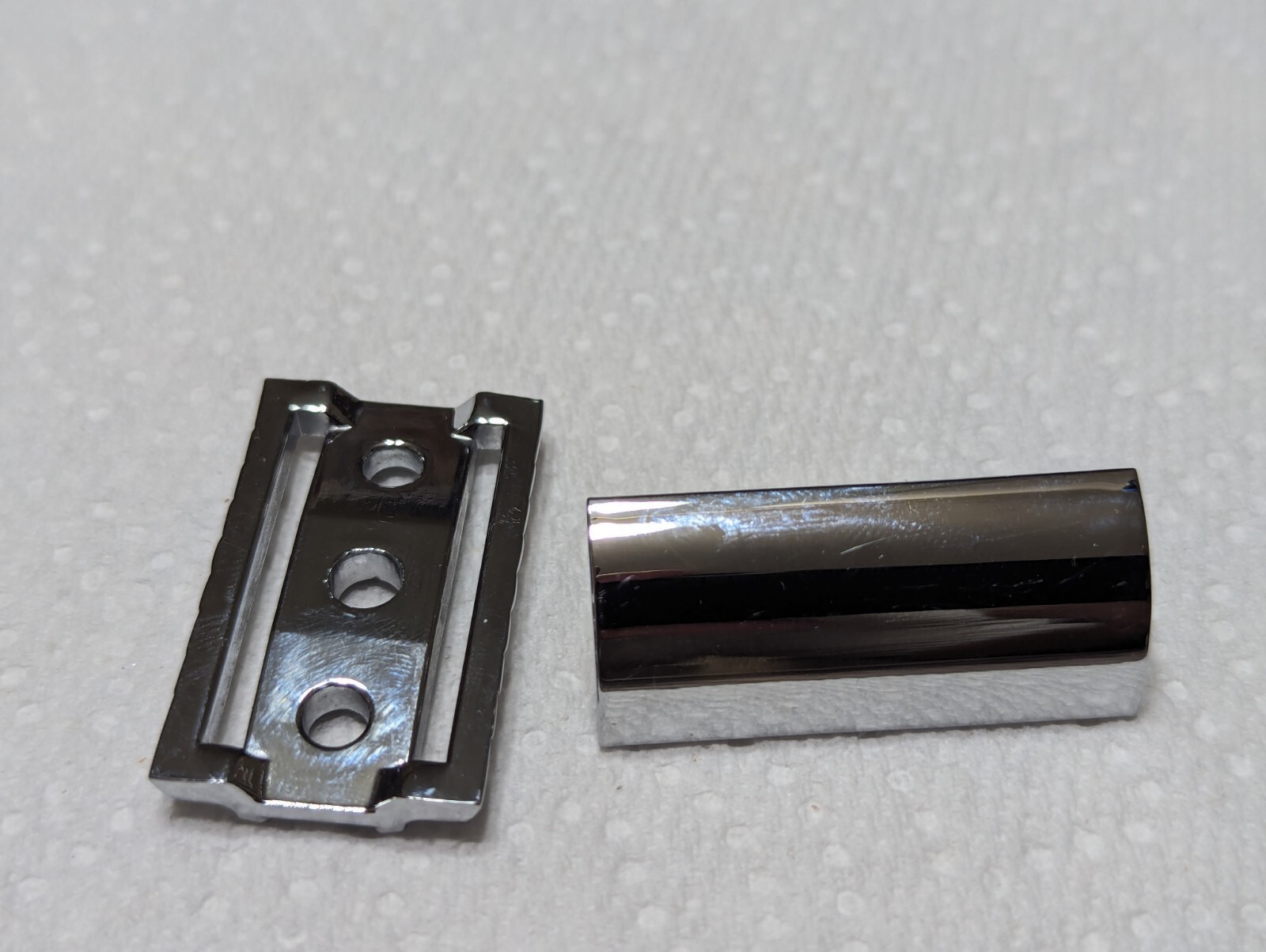 Dscosmetic Chrome Zinc Alloy Safety Razor Head